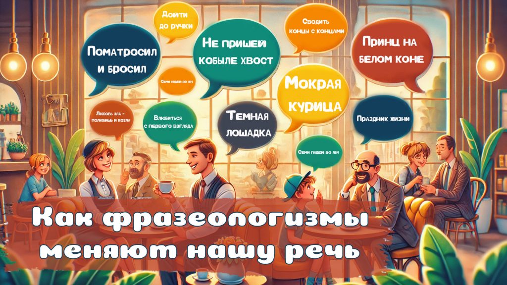 Как фразеологизмы меняют нашу речь